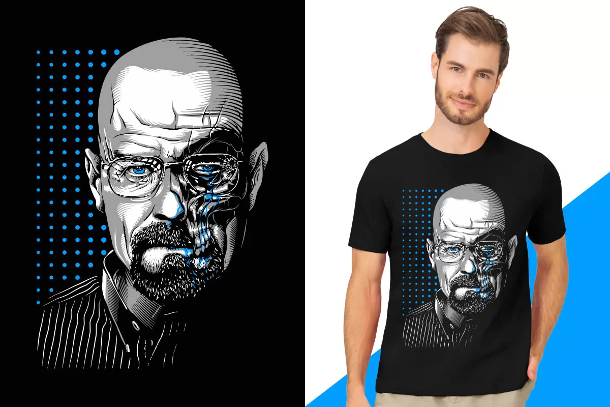 Arte Camiseta Breaking Bad Lágrimas De Heisenberg